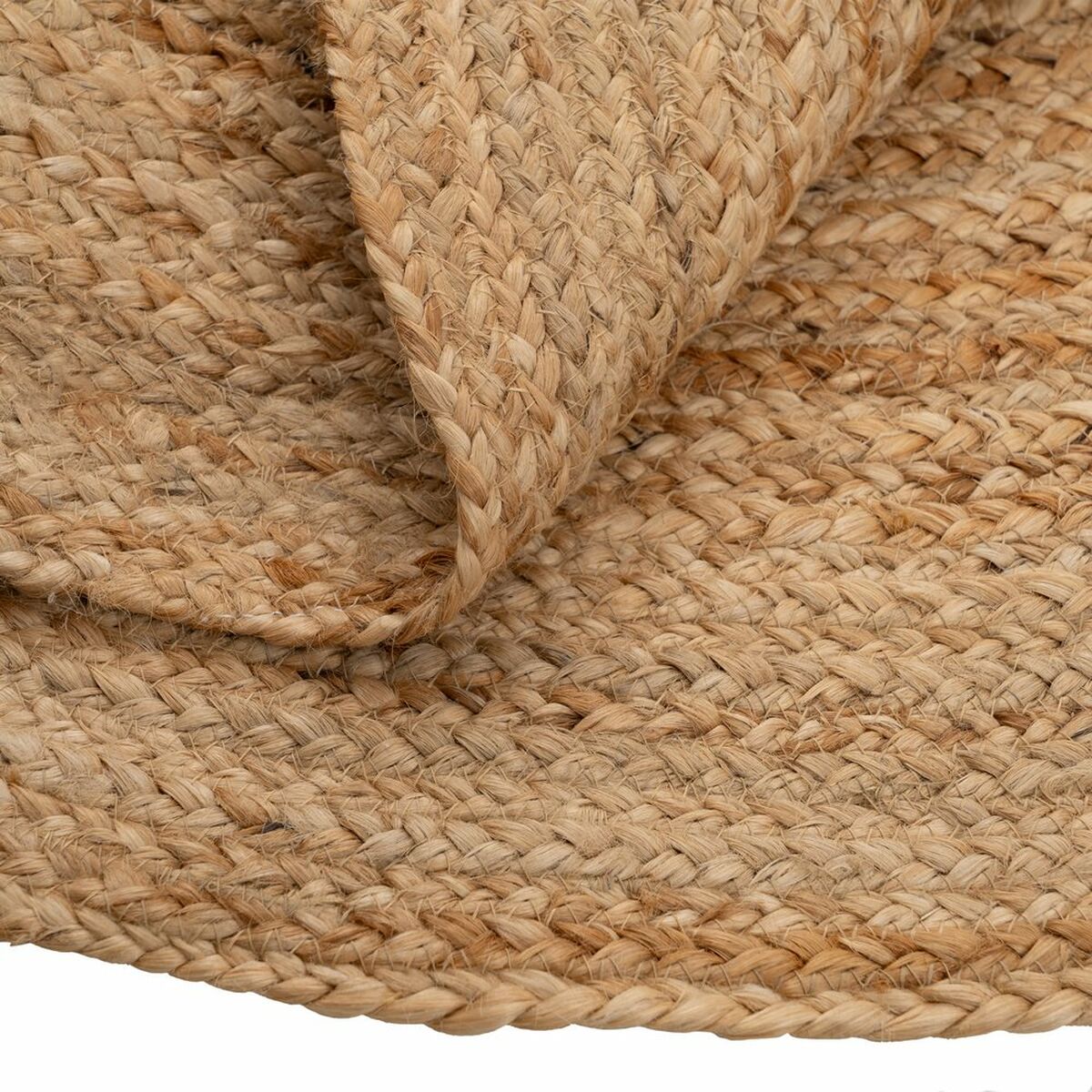 Tappeto Beige 100 % Juta 100 x 100 cm