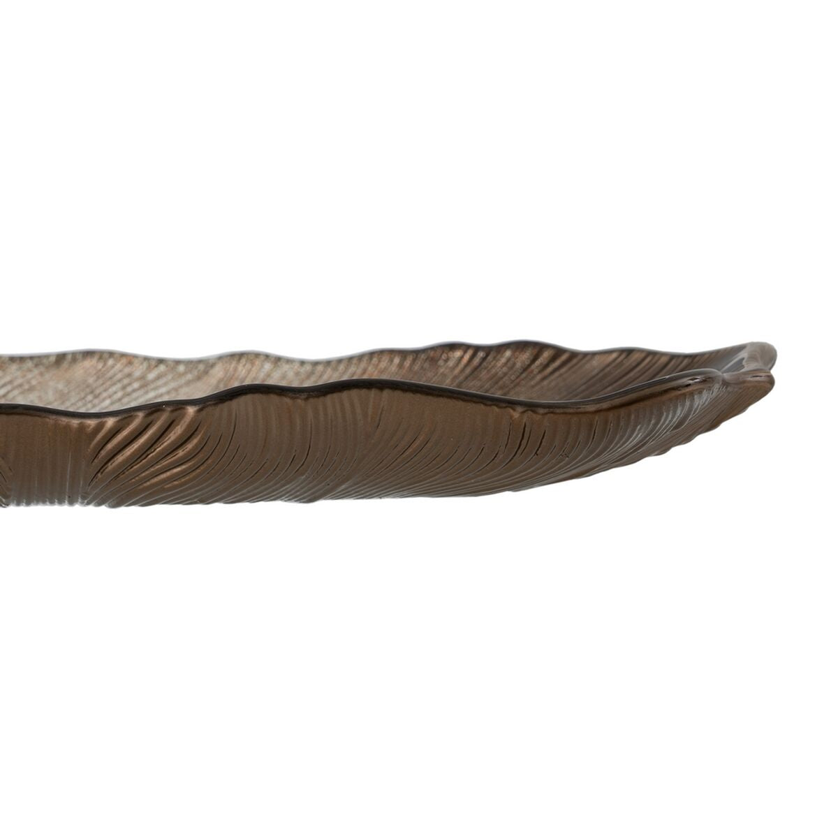 Vassoio Marrone Foglia della pianta 40 cm