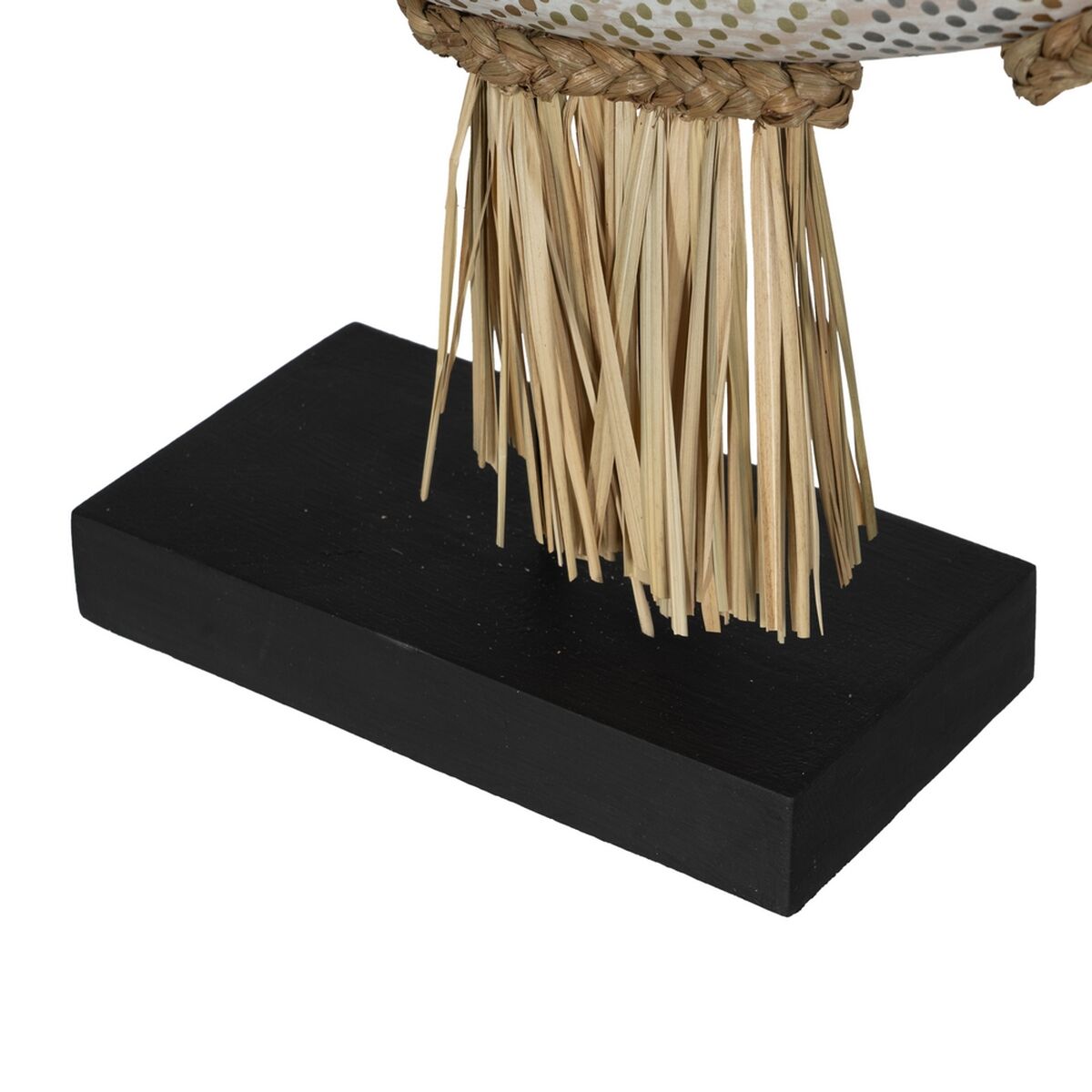 Statua Decorativa Bianco Marrone Naturale Pesce 57 x 12 x 60 cm