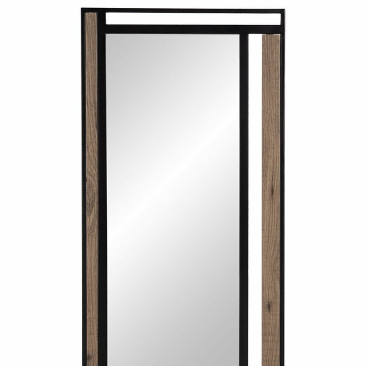 Specchio da parete Nero Beige 45 x 2 x 100 cm