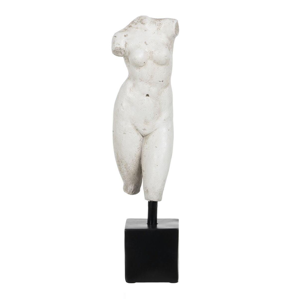 Scultura Busto Bianco Nero 14 x 11 x 43 cm