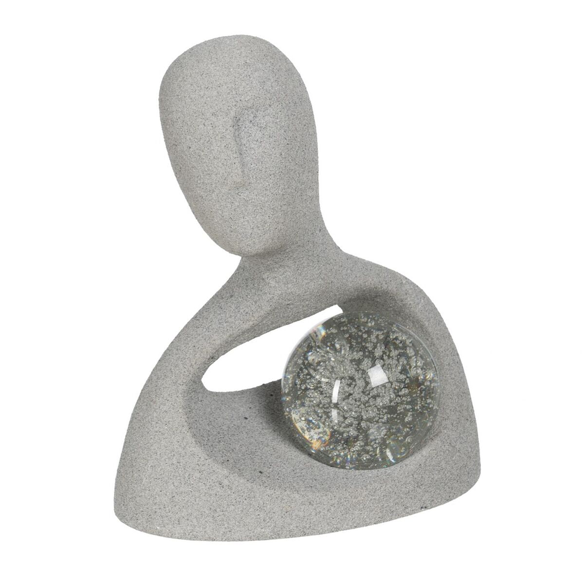 Scultura Grigio Uomo 24,8 x 13,7 x 30,2 cm