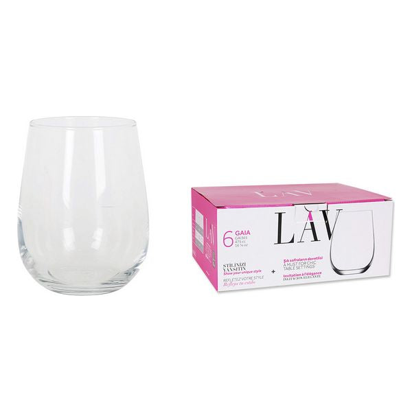 Set di Bicchieri LAV Gaia (6 pezzi) (475 ml)