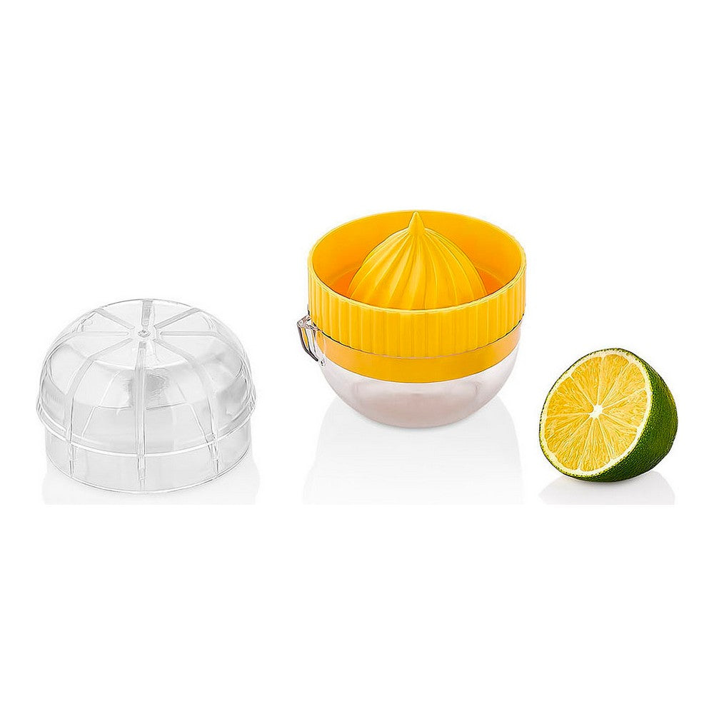 Spremiagrumi Lux Trasparente Giallo Plastica (7 x 7 x 8 cm)