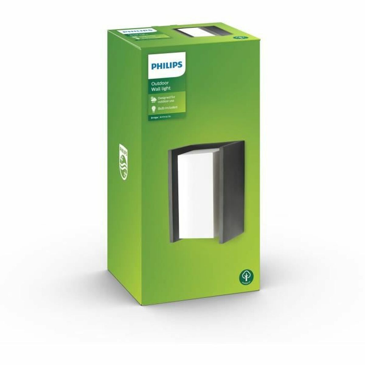 Applique da Parete Philips E27 Bridge 970 Lm Antracite 15 W (4000 K)