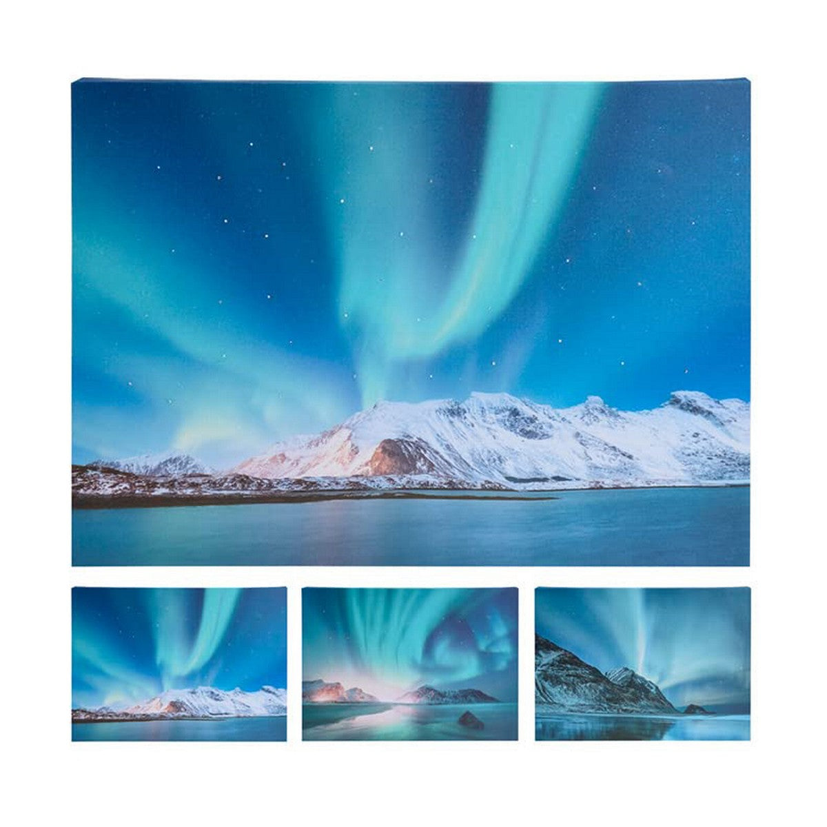Quadro aurora boreale (28 x 38 cm)
