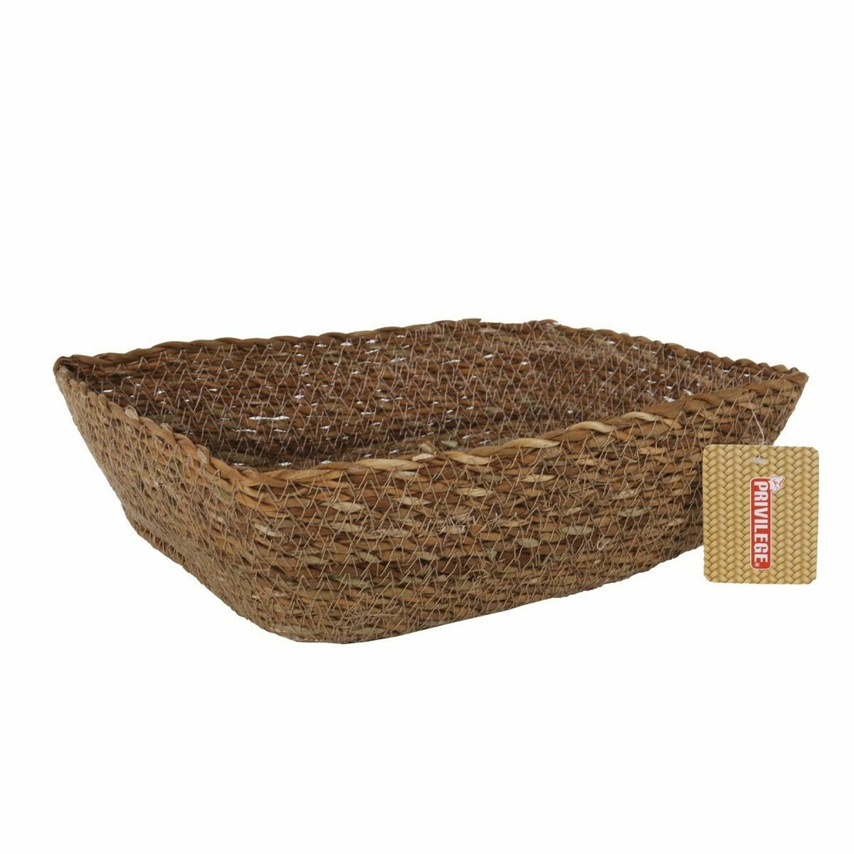 Cestino Multiuso Privilege vimini Rettangolare 30 x 23 x 9 cm (8 Unità)