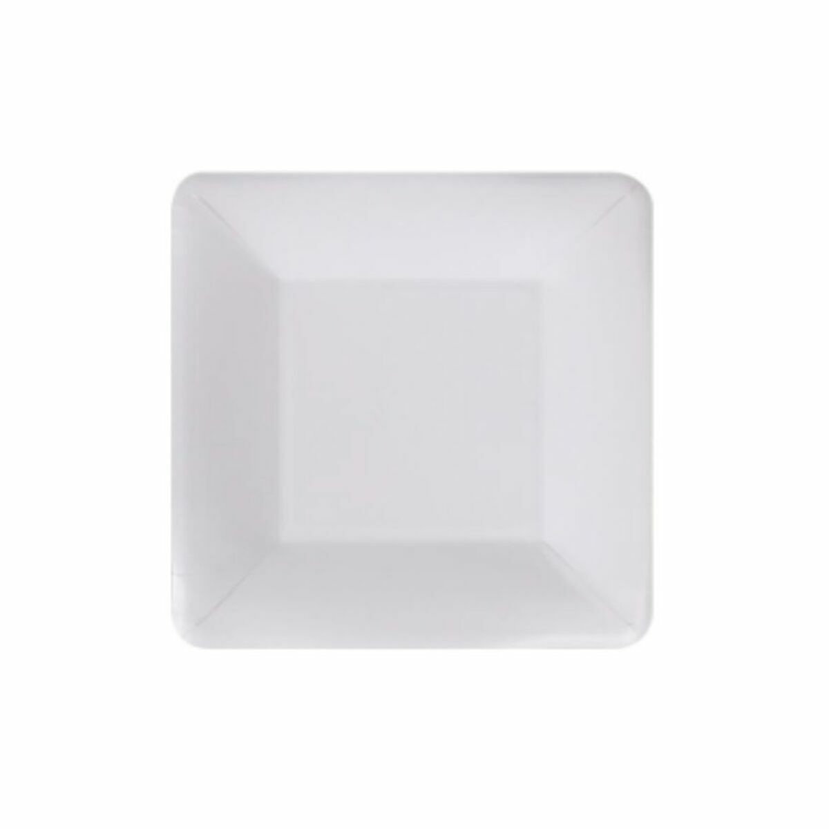 Set di piatti Algon Monouso Bianco Cartone Quadrato 18 cm (36 Unità)