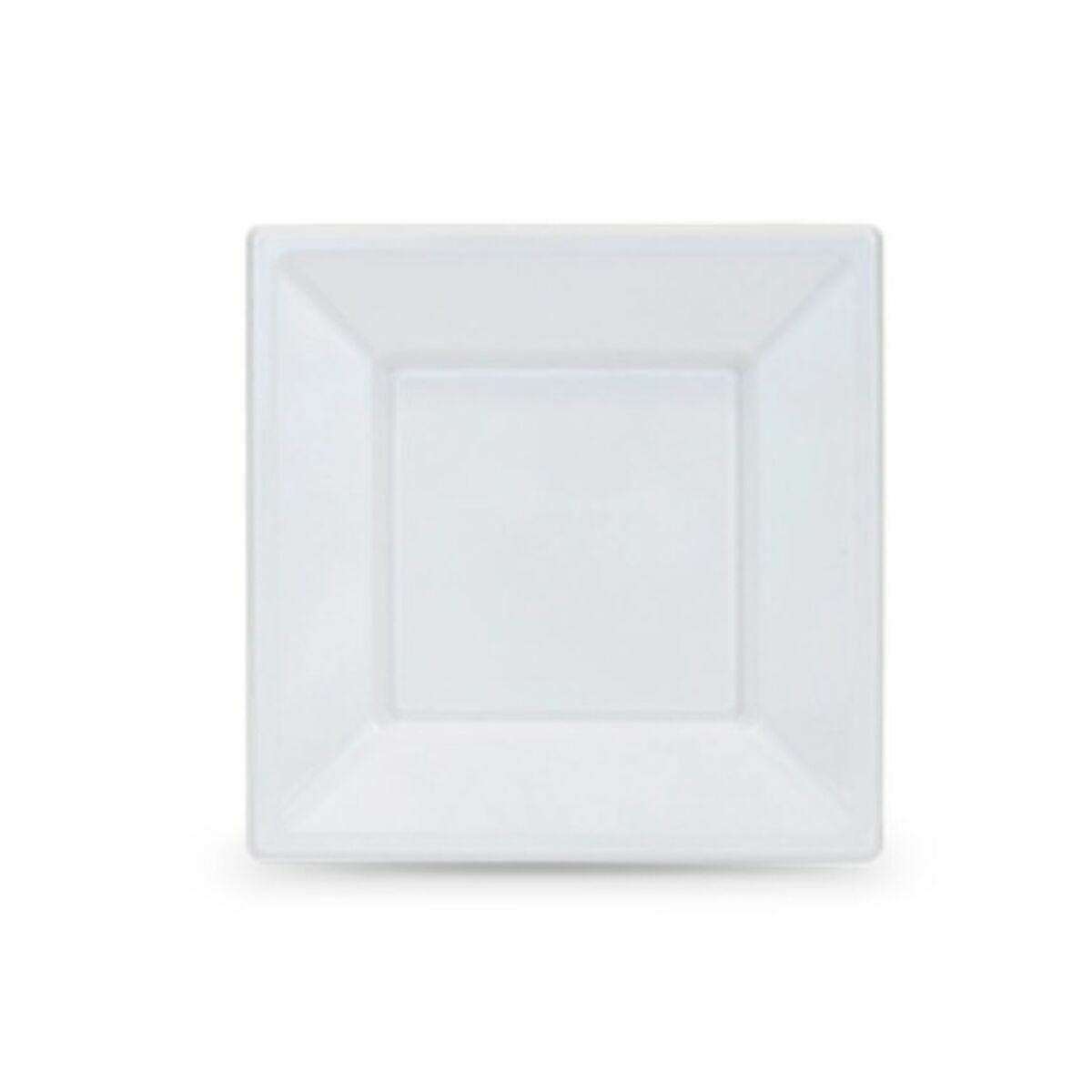 Set di piatti riutilizzabili Algon Bianco Plastica 18 x 18 x 1,5 cm (36 Unità)