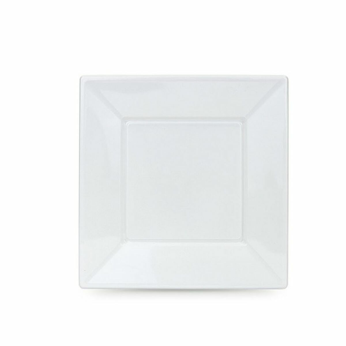 Set di piatti riutilizzabili Algon Bianco Plastica 23 x 23 x 1,5 cm (36 Unità)
