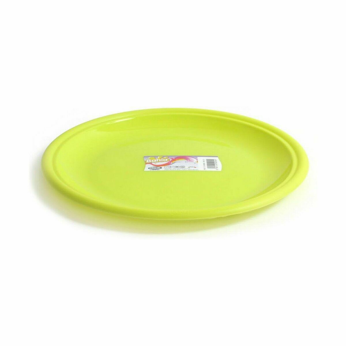 Piatto da pranzo Dem Bahia Plastica Ø 25 x 25 x 2 cm (36 Unità)