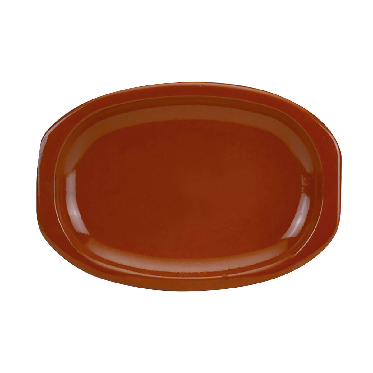 Teglia da Cucina Raimundo Steak Argilla cotta Marrone (36 x 25 cm) (6 Unità)