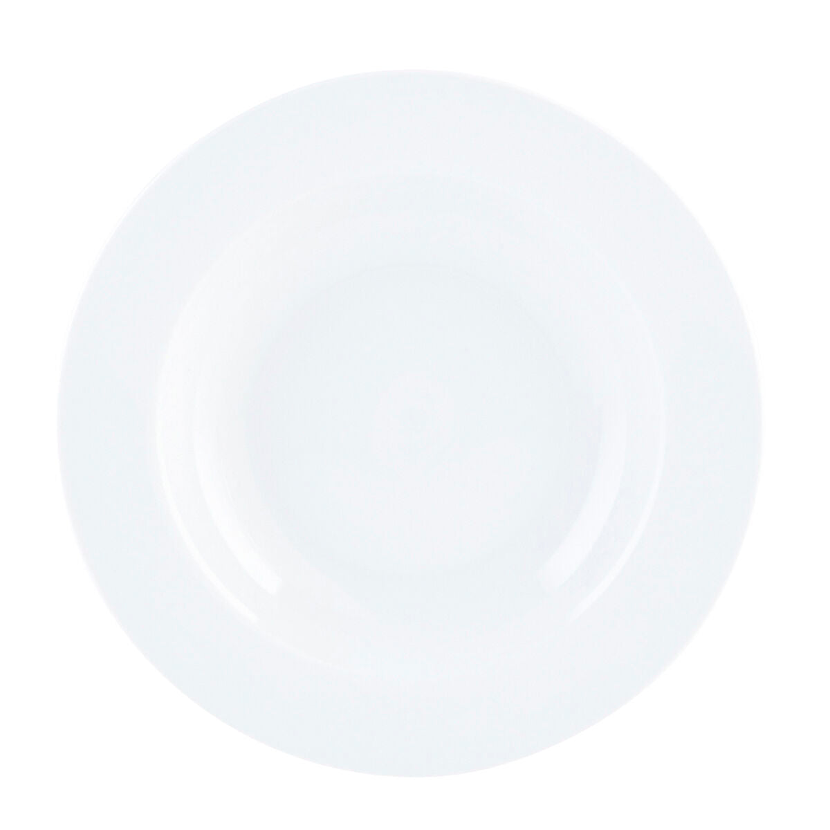 Piatto Fondo Quid Basic Ceramica Bianco (ø 21,5 cm) (12 Unità)