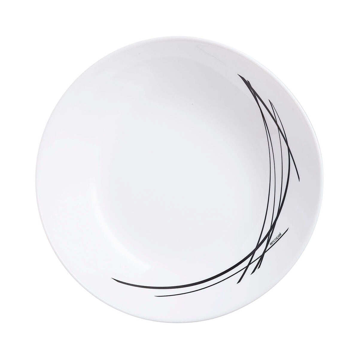 Piatto Fondo Arcopal Domitille Bicolore Vetro (20 cm) (12 Unità)