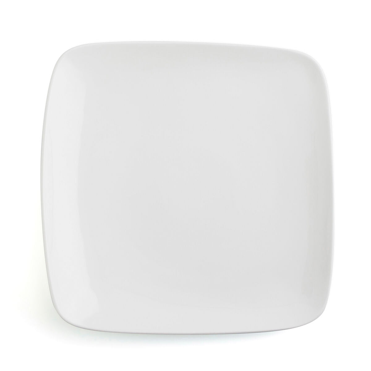 Piatto Piano Ariane Vital Quadrato Ceramica Bianco (27 x 21 cm) (12 Unità)