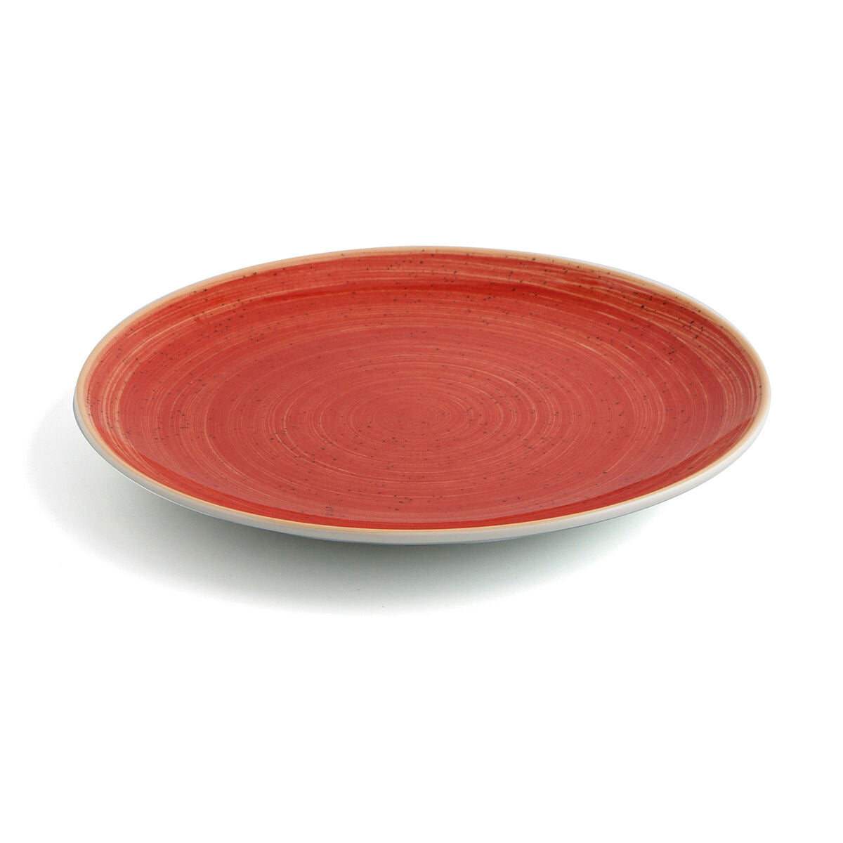 Piatto Piano Ariane Terra Ceramica Rosso (Ø 31 cm) (6 Unità)