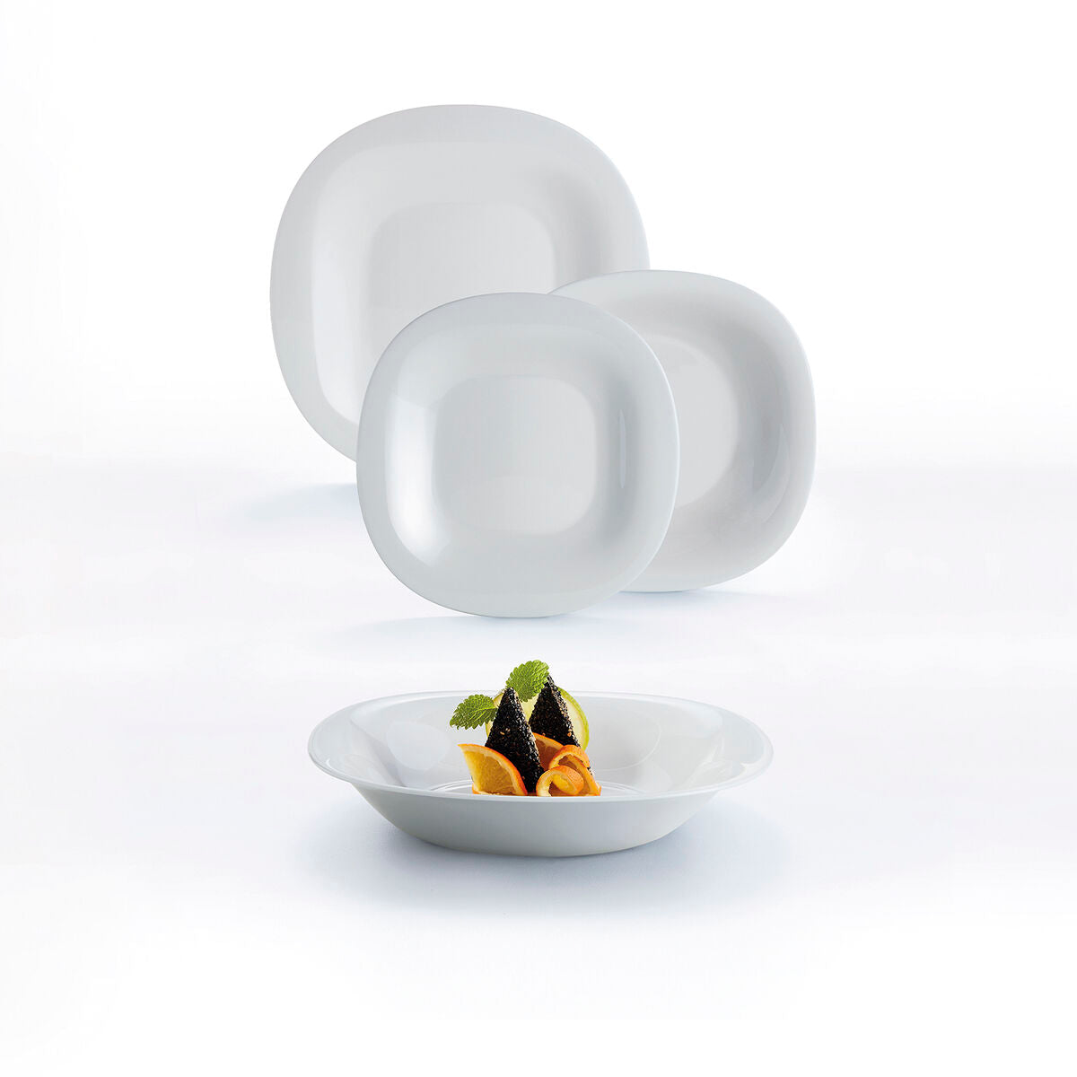 Ciotola Luminarc Carine Multiuso Grigio Vetro (12 cm) (24 Unità)