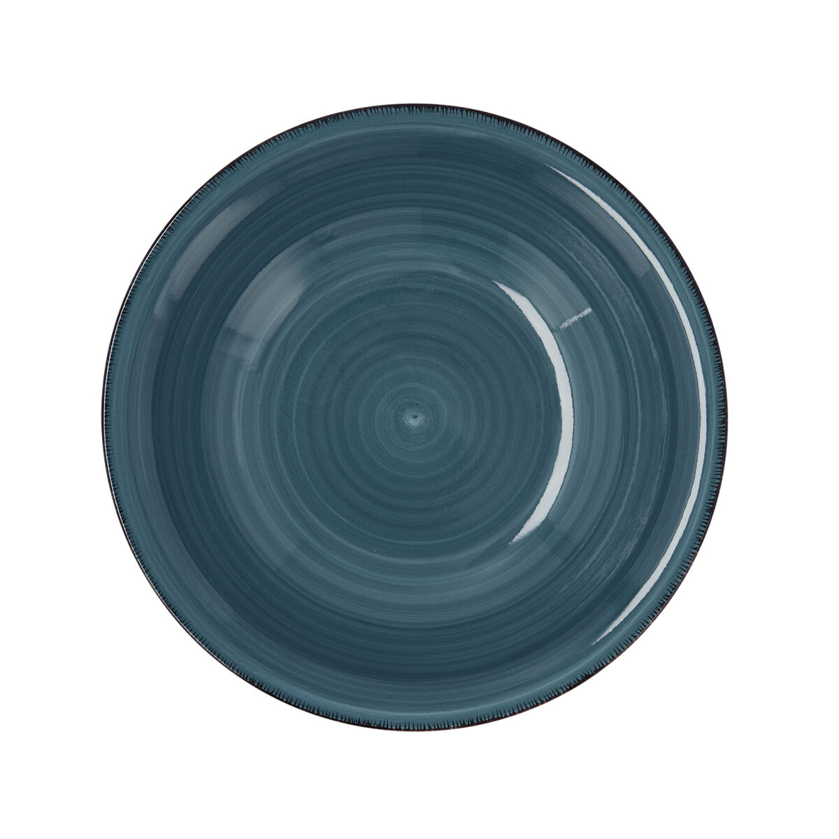 Piatto Fondo Quid Vita Ceramica Azzurro (ø 21,5 cm) (12 Unità)