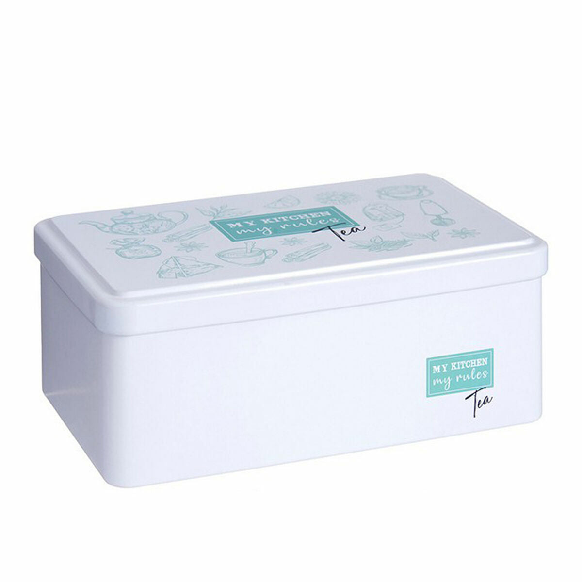 Scatola per Infusioni Bianco Latta (11 x 7,1 x 18 cm) (24 Unità)