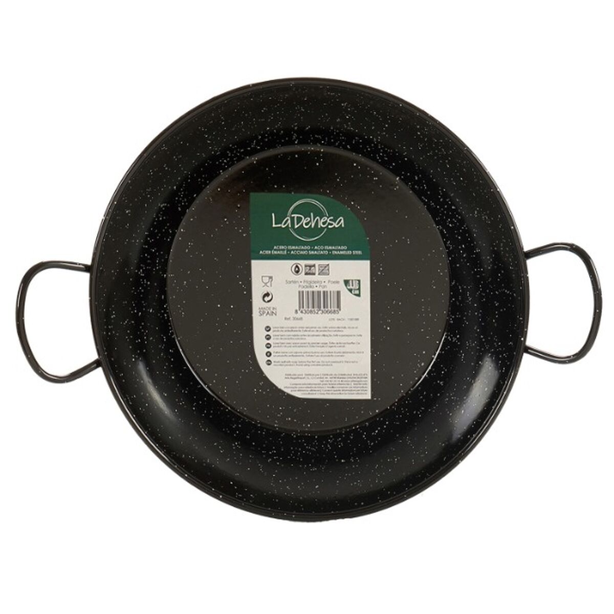 Paellera Ø 24 cm Acciaio Smaltato (6 Unità)