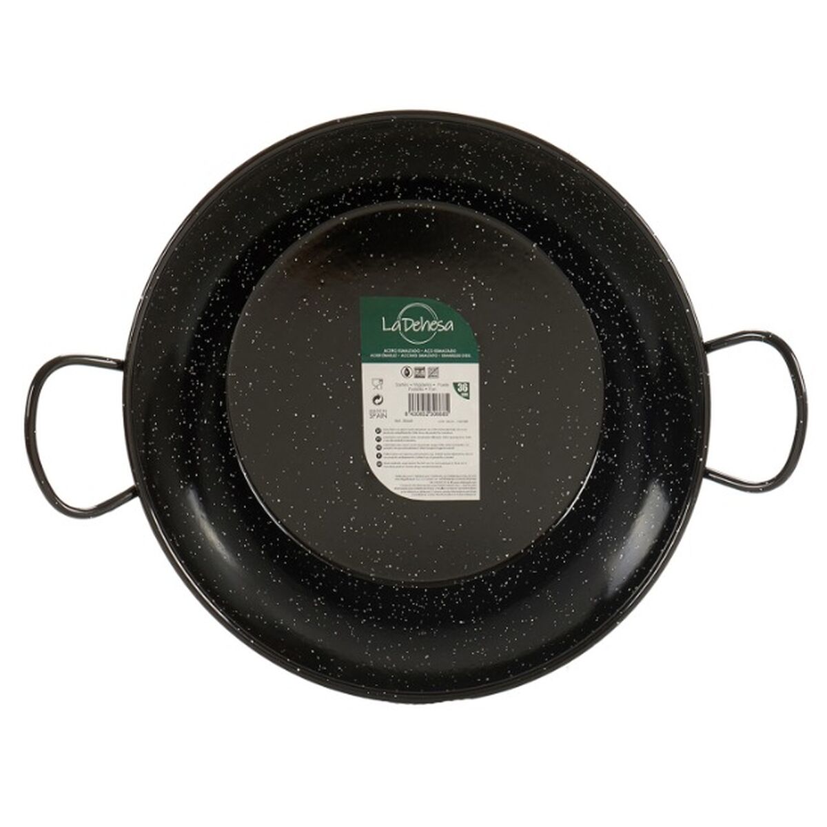 Paellera Ø 36 cm Acciaio Smaltato (4 Unità)