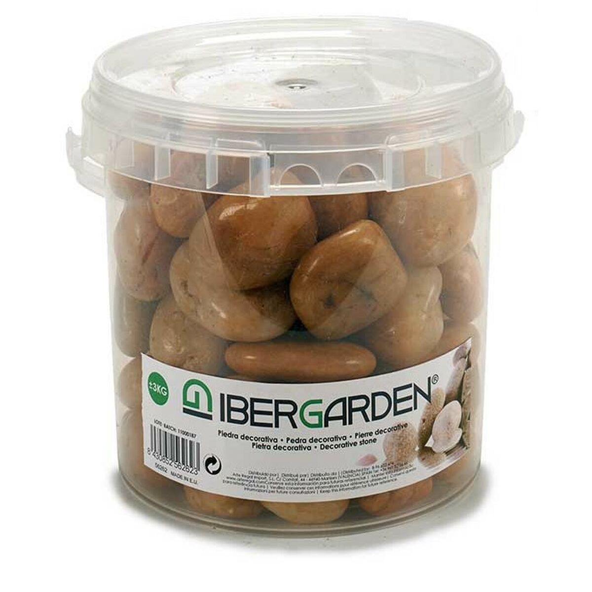 Pietre Decorative Grande Marrone 3 Kg (4 Unità)