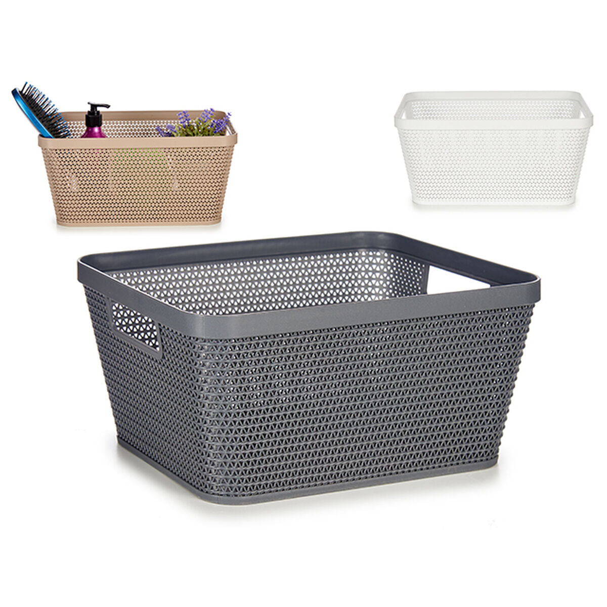 Cestino Multiuso Plastica 5 L 29,5 x 13 x 23 cm (18 Unità)
