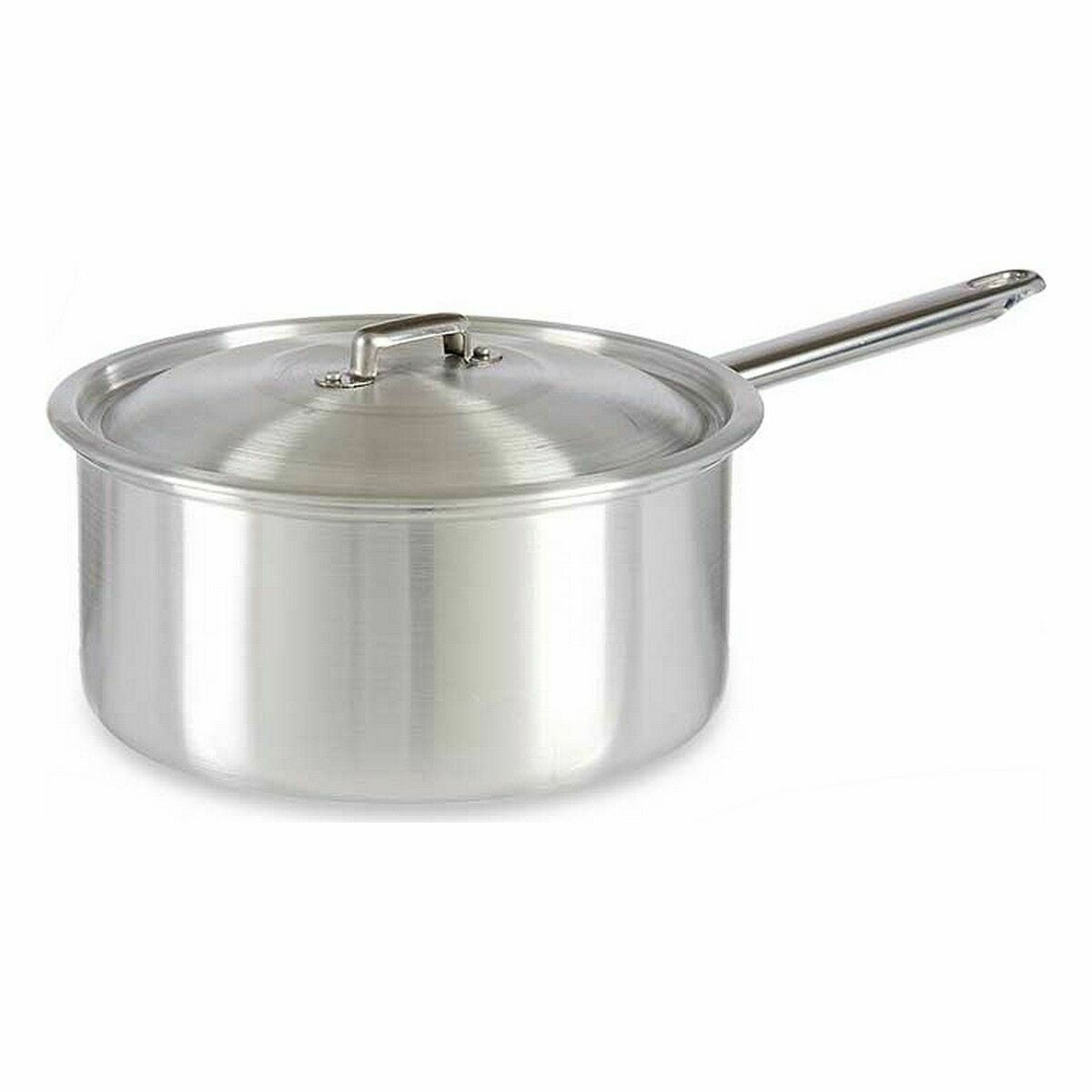 Casseruola con Coperchio Ø 24 cm Argentato Alluminio 5 L (10 Unità)