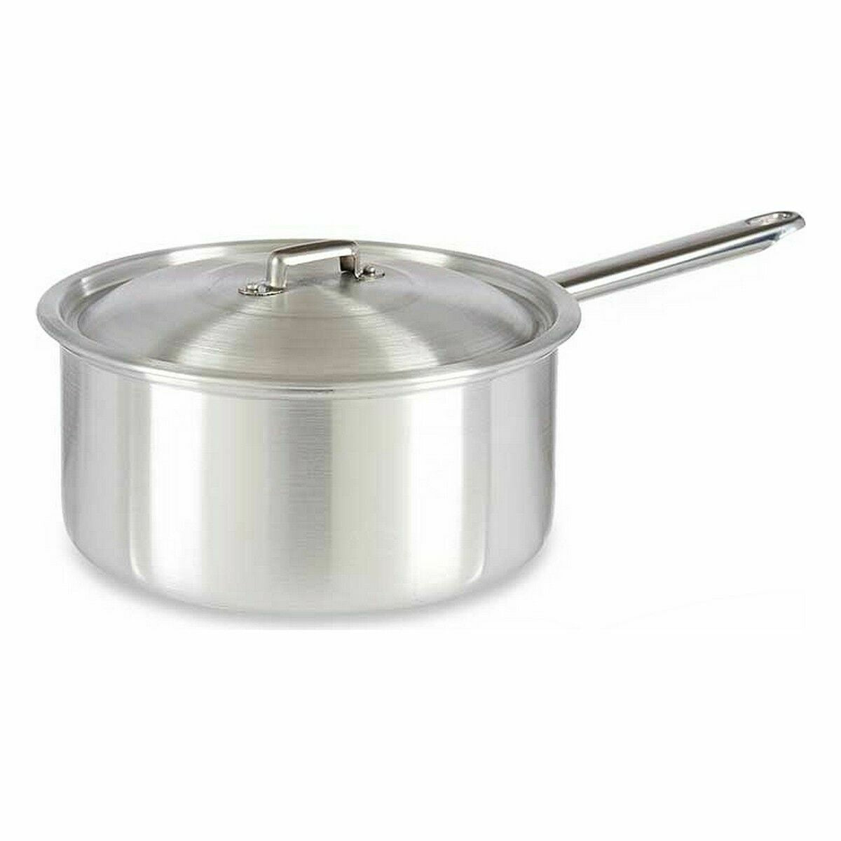 Casseruola con Coperchio Argentato Alluminio 4 L 24,5 x 12 x 41 cm (10 Unità)