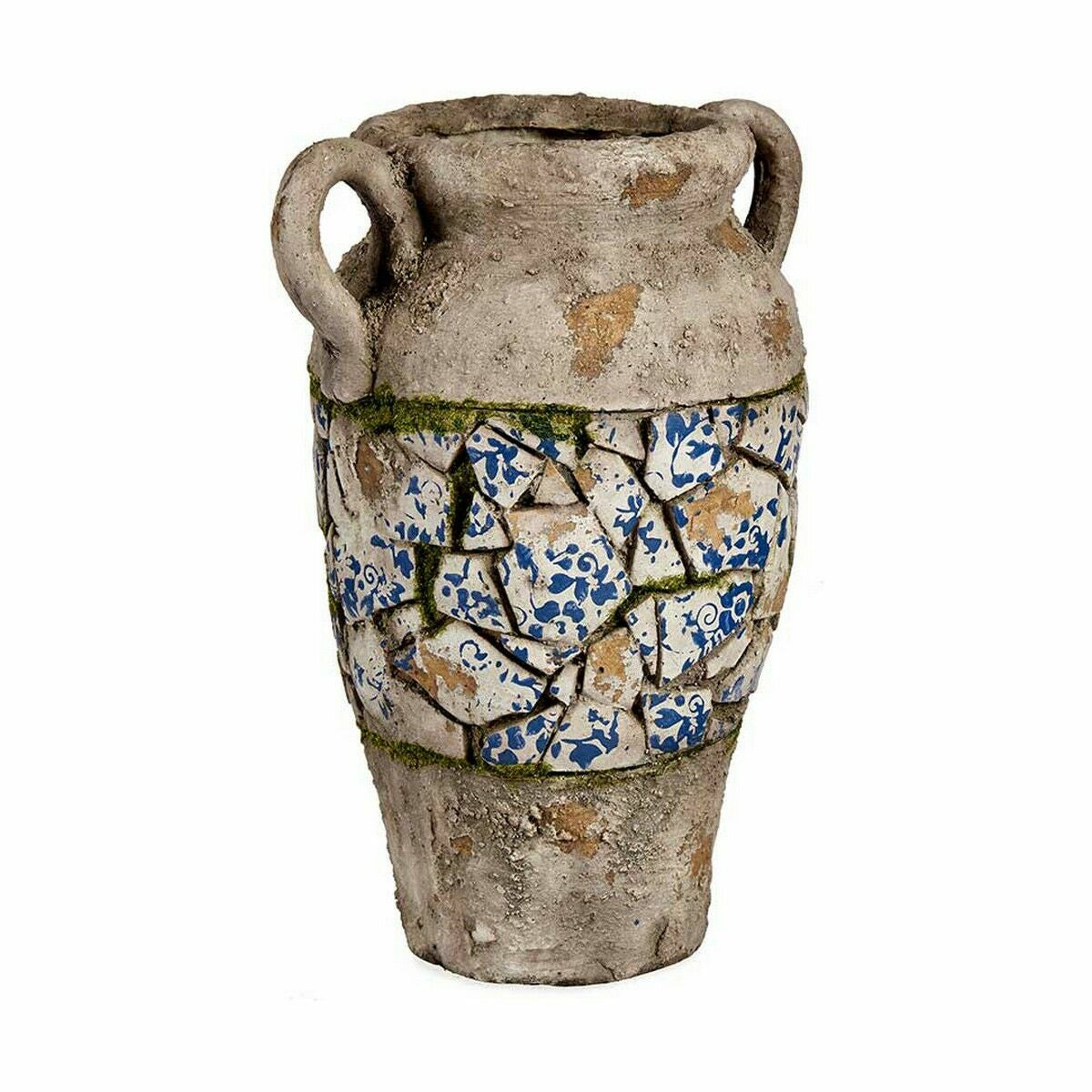 Statua Decorativa da Giardino Vaso Poliresina 21 x 34,5 x 28 cm (2 Unità)