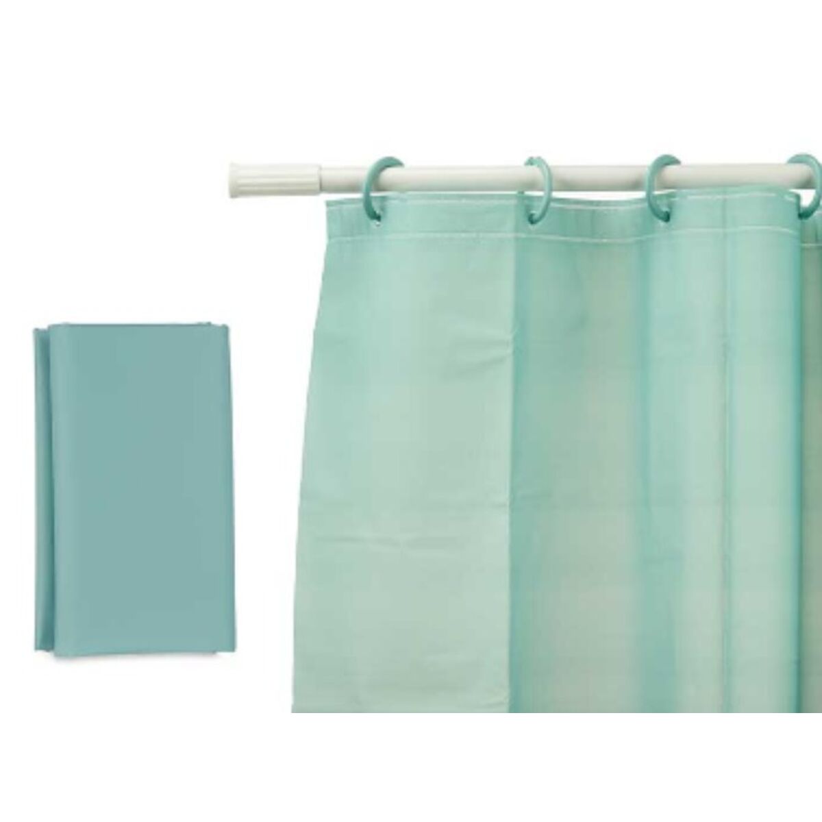 Set da Bagno Verde PVC Polietilene EVA (12 Unità)