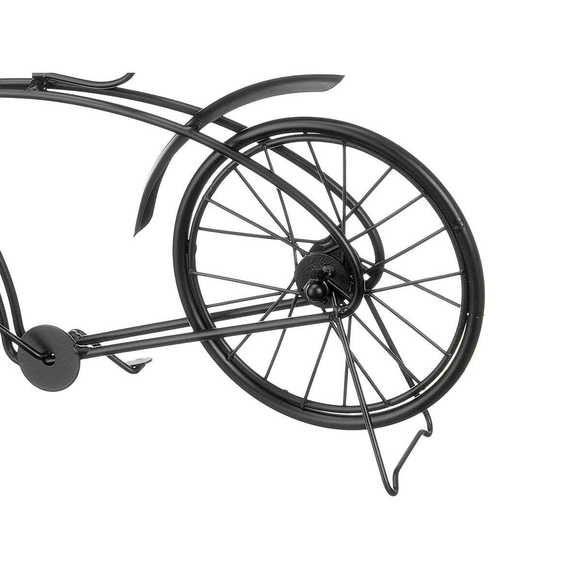 Orologio da Tavolo Bicicletta Nero Metallo 38 x 20 x 4 cm (4 Unità)