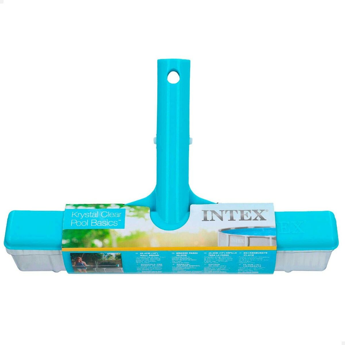 Spazzola Curva per Piscina Intex Parete 25,4 x 14 x 17 cm (12 Unità)