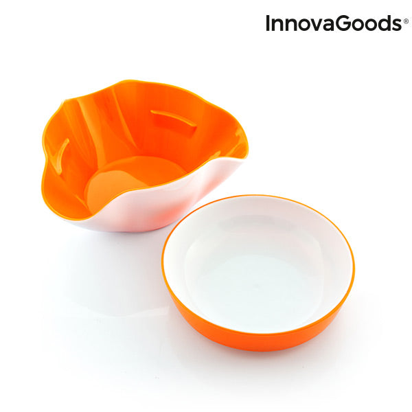 Ciotole per Aperitivi 2 in 1 InnovaGoods (2 Pezzi)
