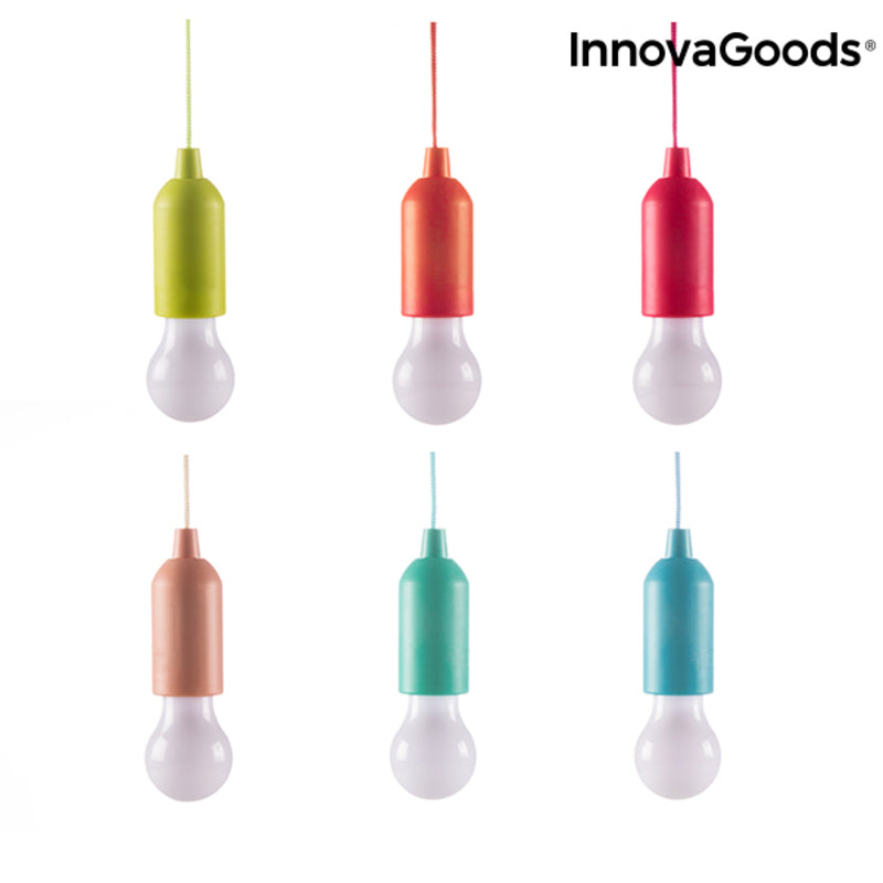 Lampadina LED Portatile con Corda InnovaGoods