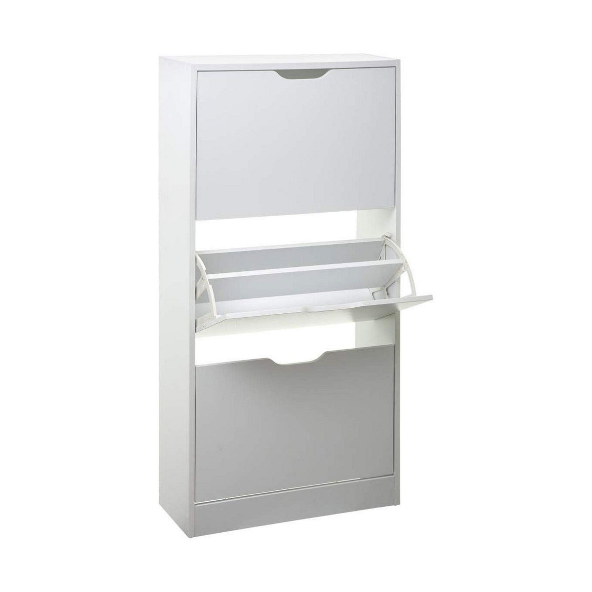 Scarpiera 5five Legno Bianco (115 x 60 x 24 cm)