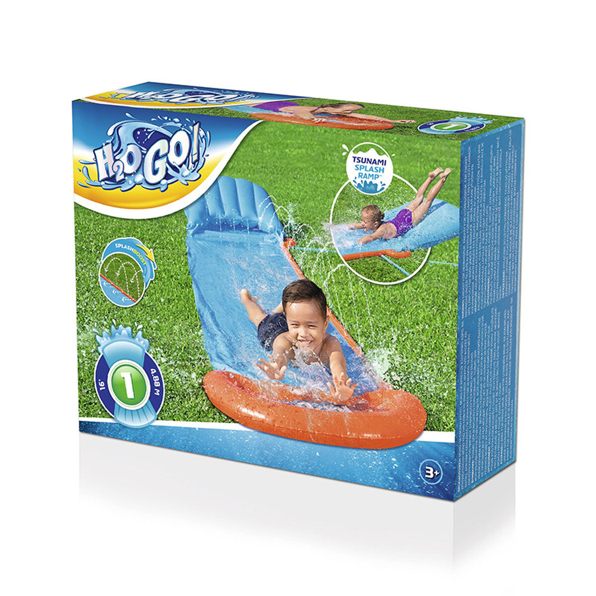 Scivolo ad acqua Bestway Tsunami Scorrevole 488 x 82 cm