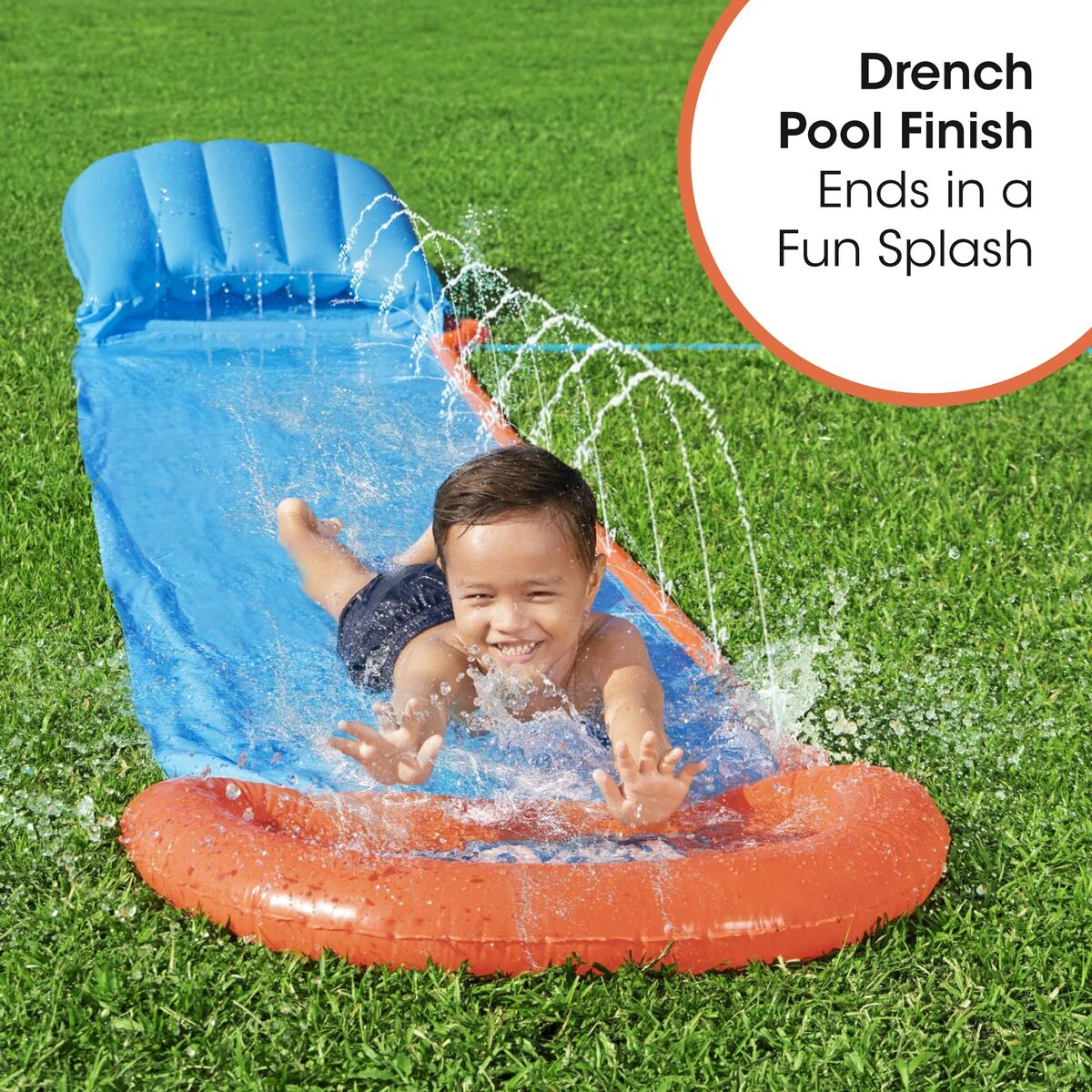 Scivolo ad acqua Bestway Tsunami Scorrevole 488 x 82 cm
