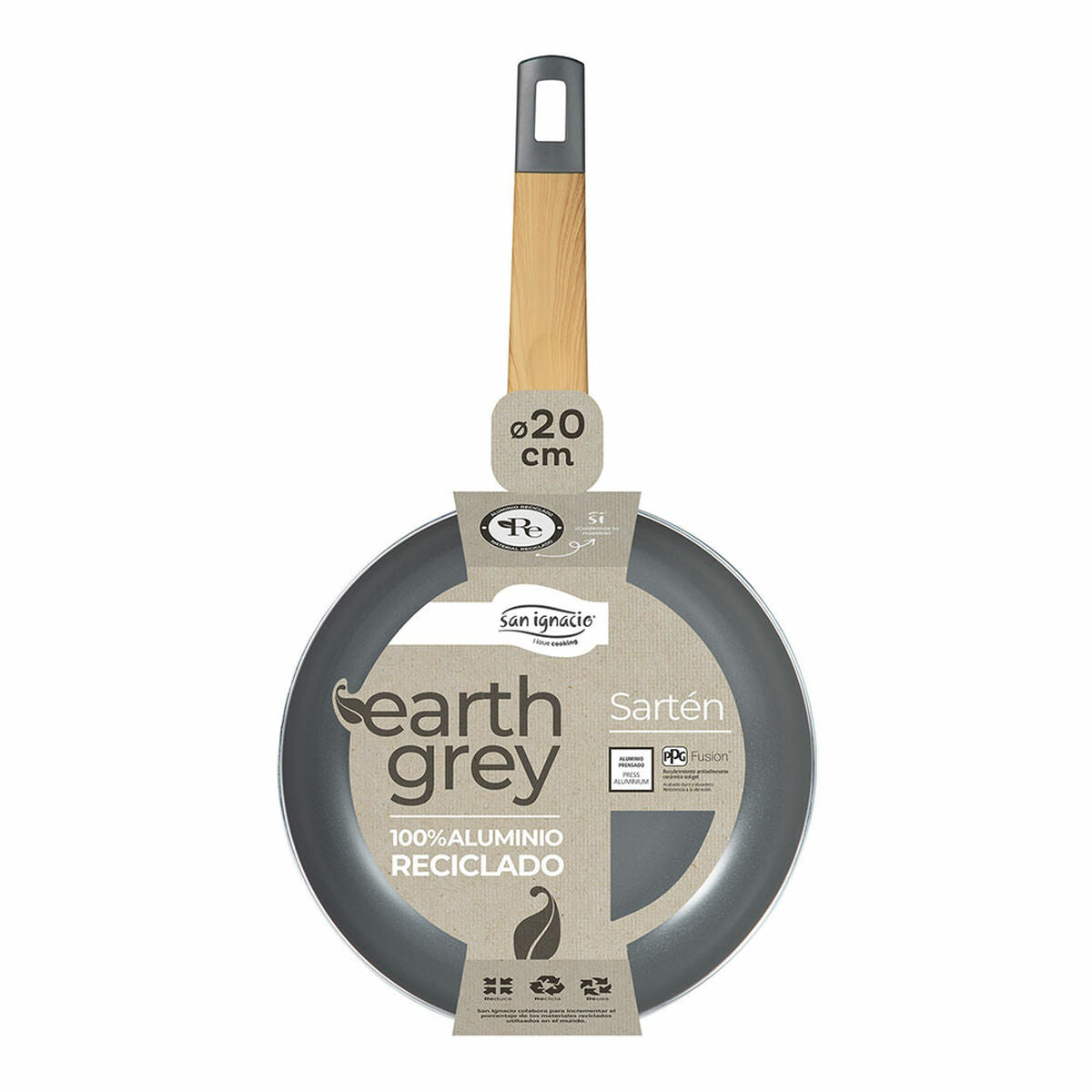 Padella San Ignacio Earth Grey SG-6750 Grigio Alluminio Ø 20 x 5,6 cm