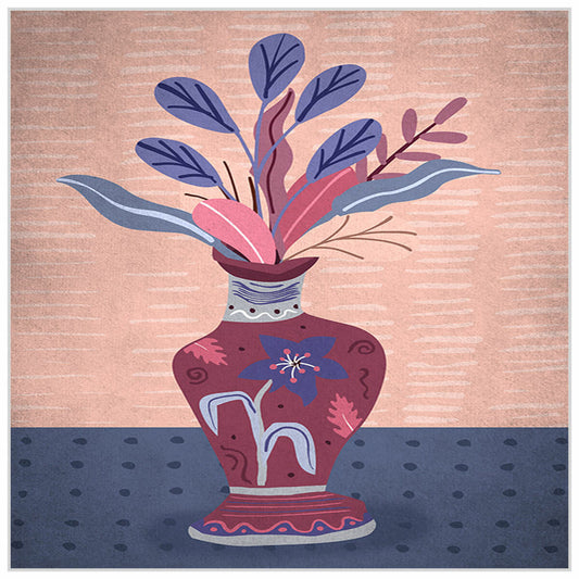 Quadro DKD Home Decor Vaso (2 pezzi) (83 x 4.5 x 83 cm)