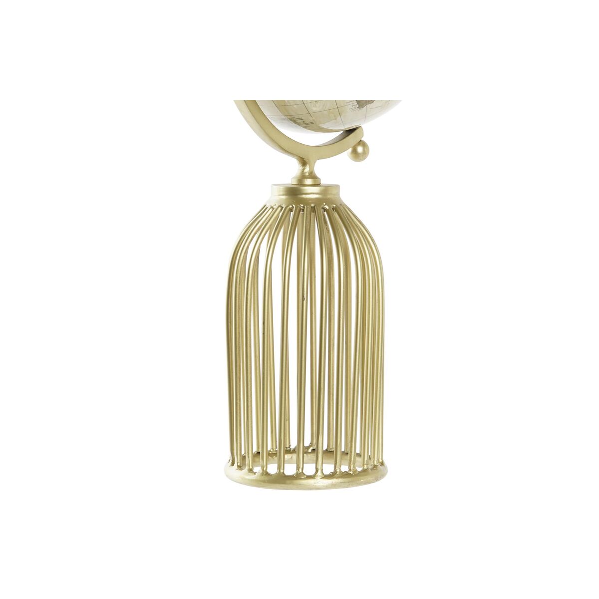Mappamondo DKD Home Decor Dorato Ottone (24 x 20 x 51 cm)