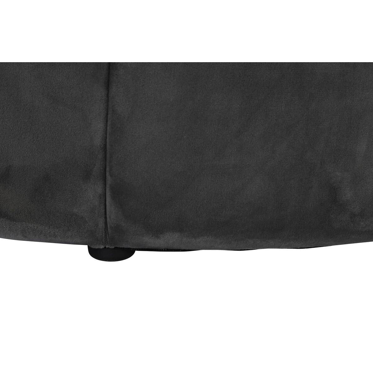 Poggiapiedi DKD Home Decor Grigio 30 % Poliestere (85 x 85 x 48 cm)