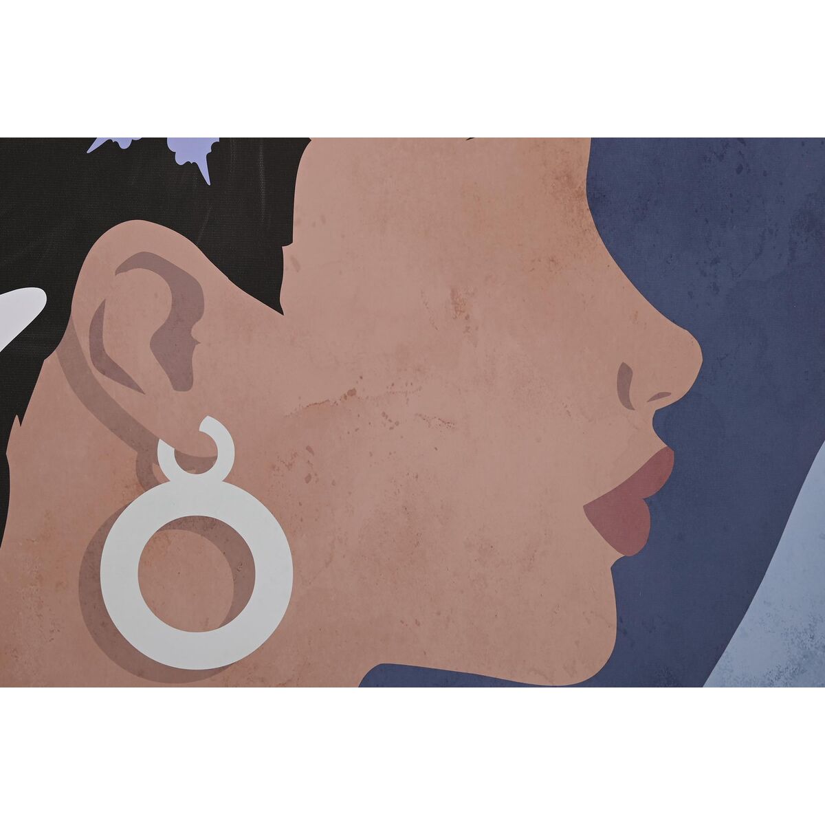 Quadro DKD Home Decor 103 x 4,5 x 103 cm Donna Scandinavo (2 Unità)