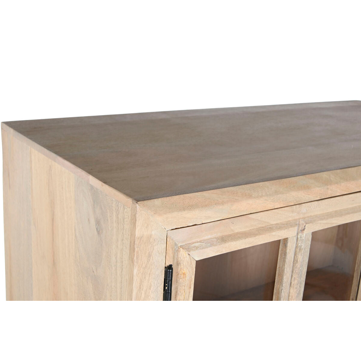 Stand Espositore Home ESPRIT Cristallo Legno di mango 80 x 40 x 177 cm