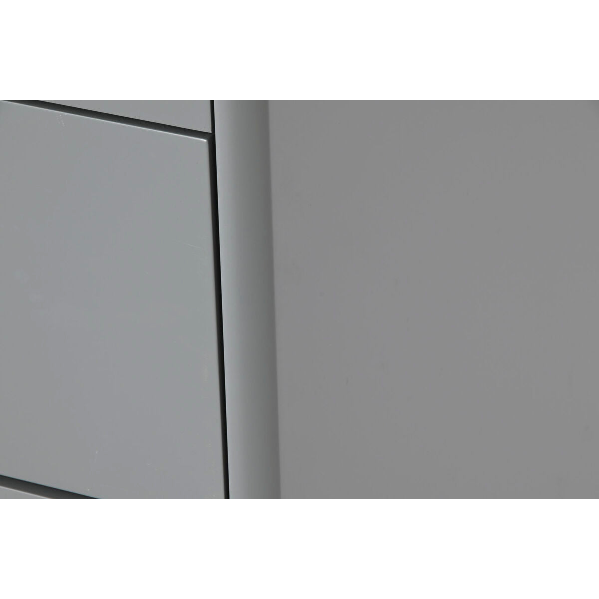 Cassettiera Home ESPRIT Azzurro Grigio Naturale polipropilene Legno MDF 120 x 40 x 75 cm