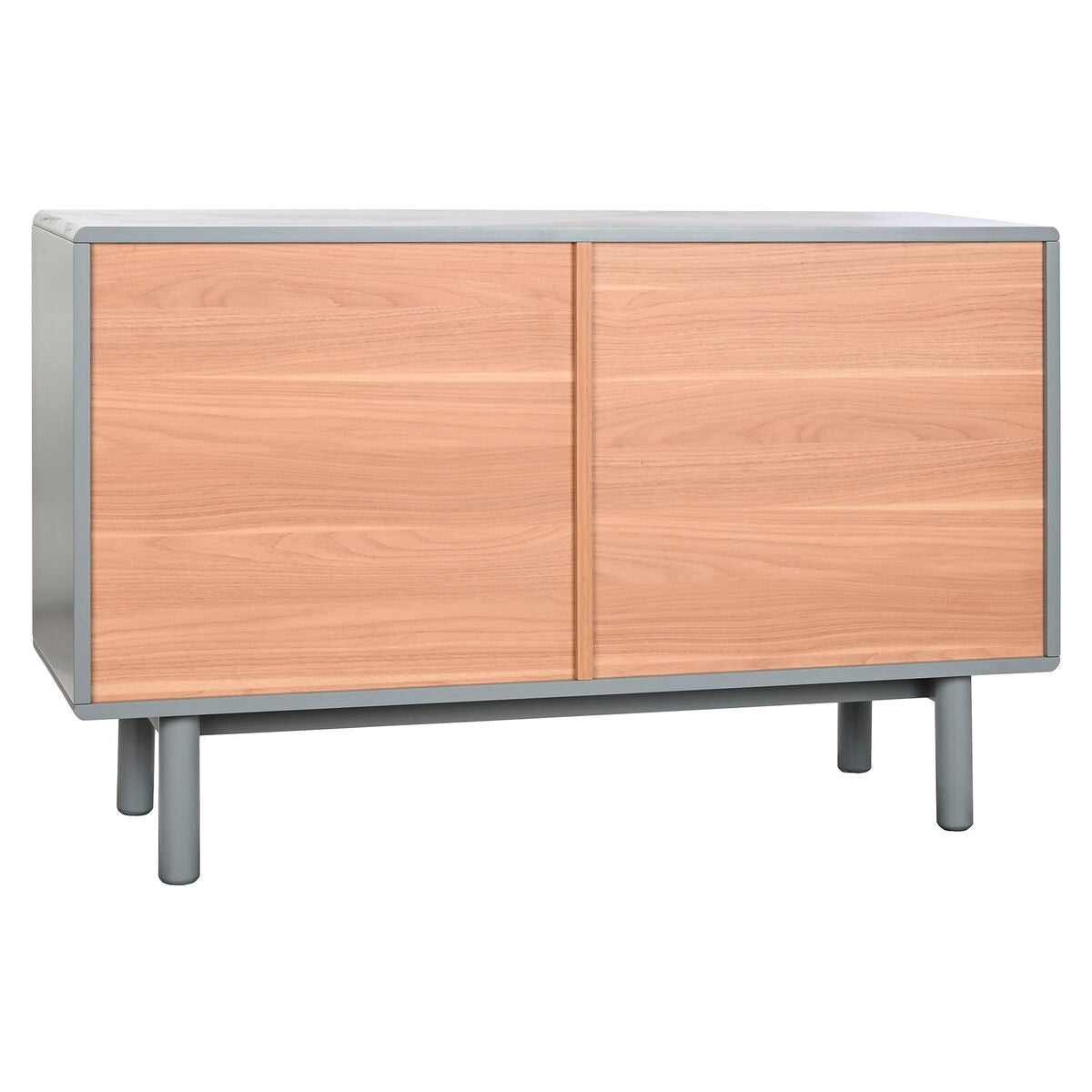 Cassettiera Home ESPRIT Azzurro Grigio Naturale polipropilene Legno MDF 120 x 40 x 75 cm