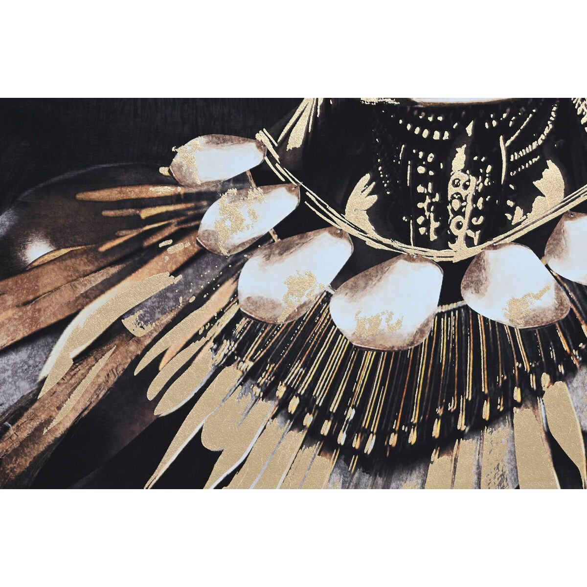 Quadro Home ESPRIT Coloniale Africana 80 x 3,5 x 120 cm (2 Unità)
