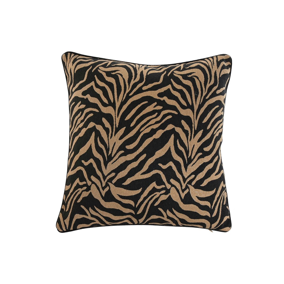 Cuscino Home ESPRIT Nero Dorato 45 x 15 x 45 cm
