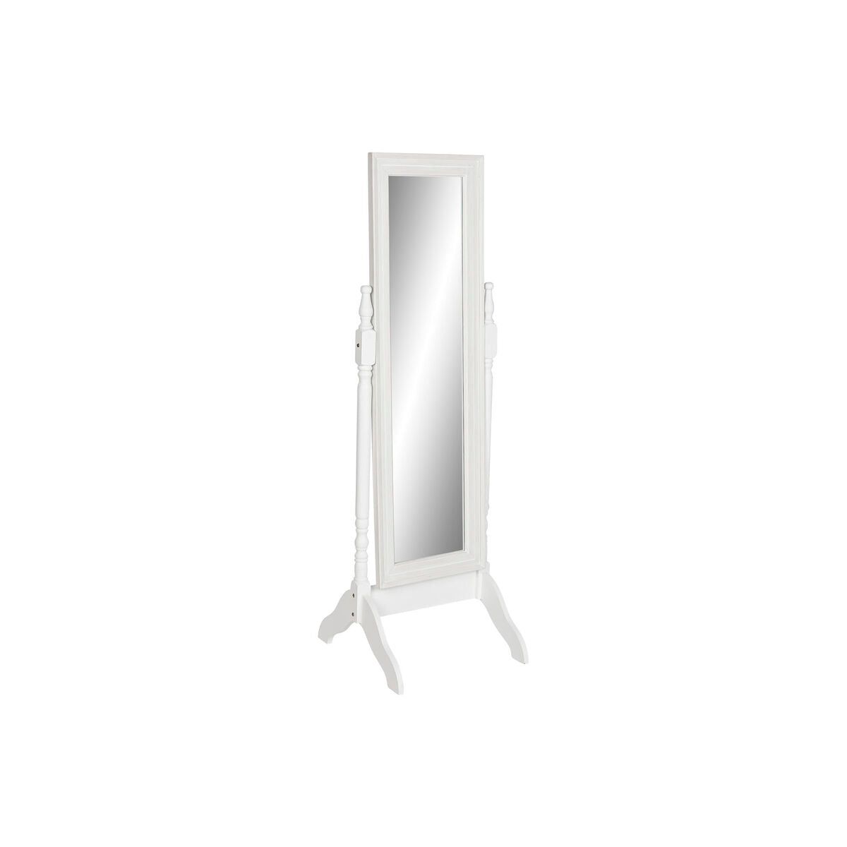 Specchio spogliatoio Home ESPRIT Bianco 50 x 50 x 157 cm