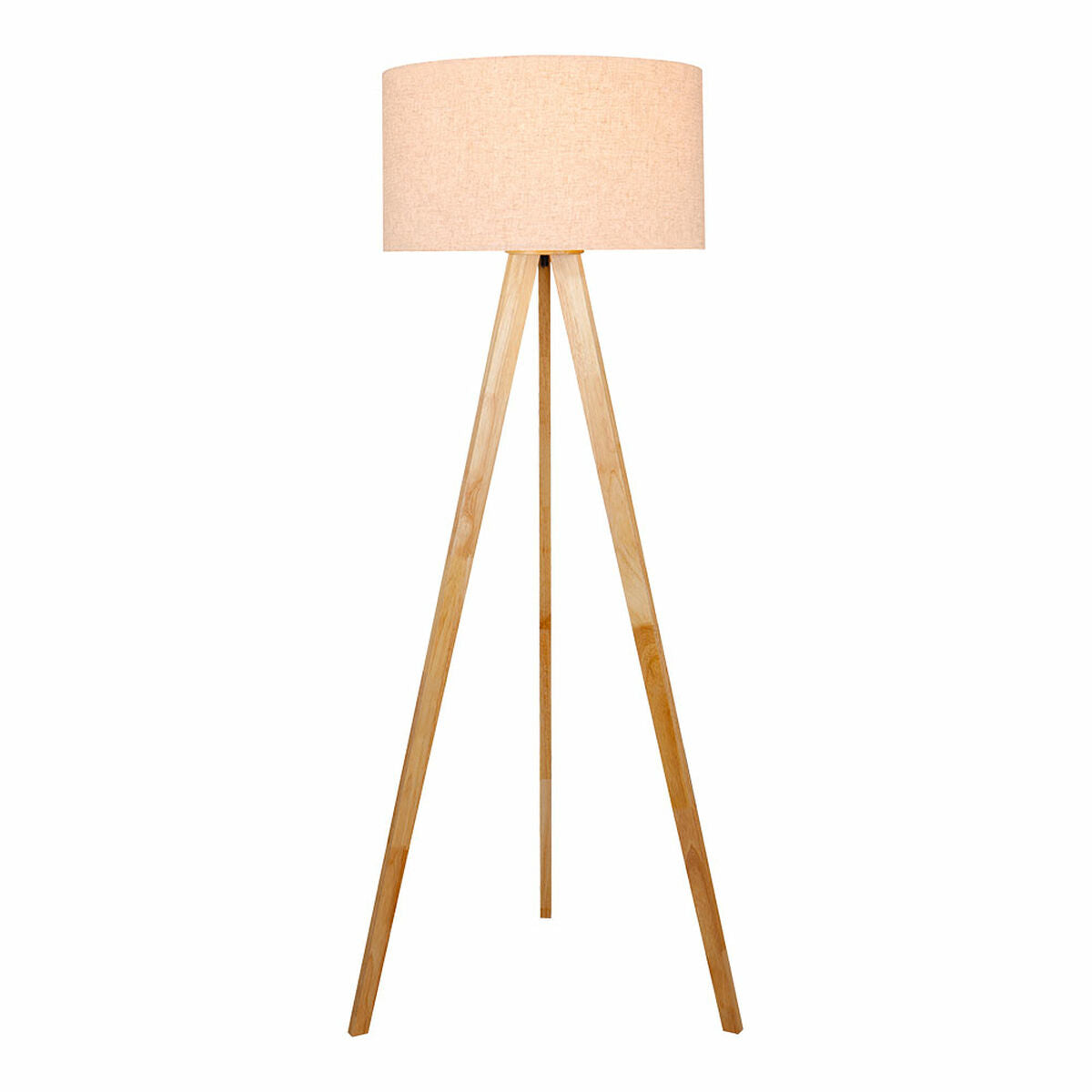 Lampada da Terra EDM 32159 Legno Stoffa 50 x 150 cm E27